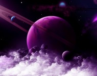 Фиолетовый Сатурн